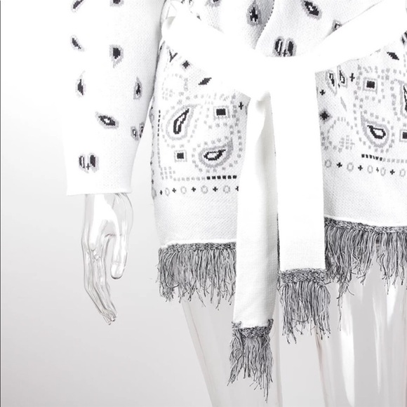 Lea Boho Fringe Oversized Knit Kimono wrap Cardi - Picture 10 of 10